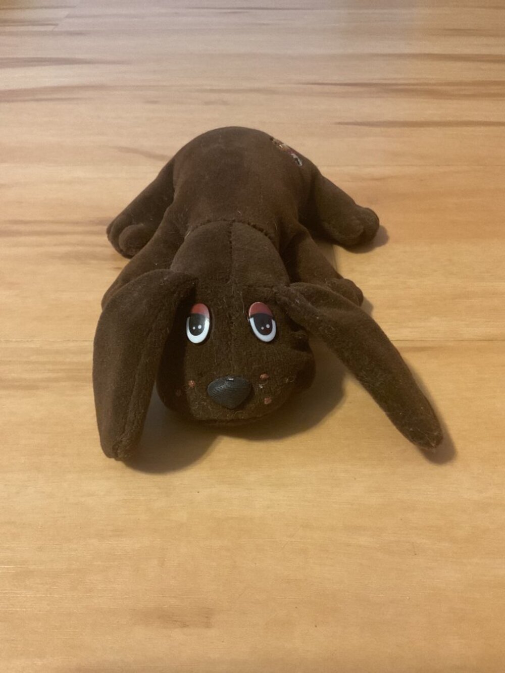 Tonka Pound Puppy Mini Brown Plush Dog 80s Retro Kidcore Aesthetic